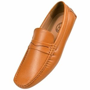 NEW Amali Classic Mens Textured Penny Loafer